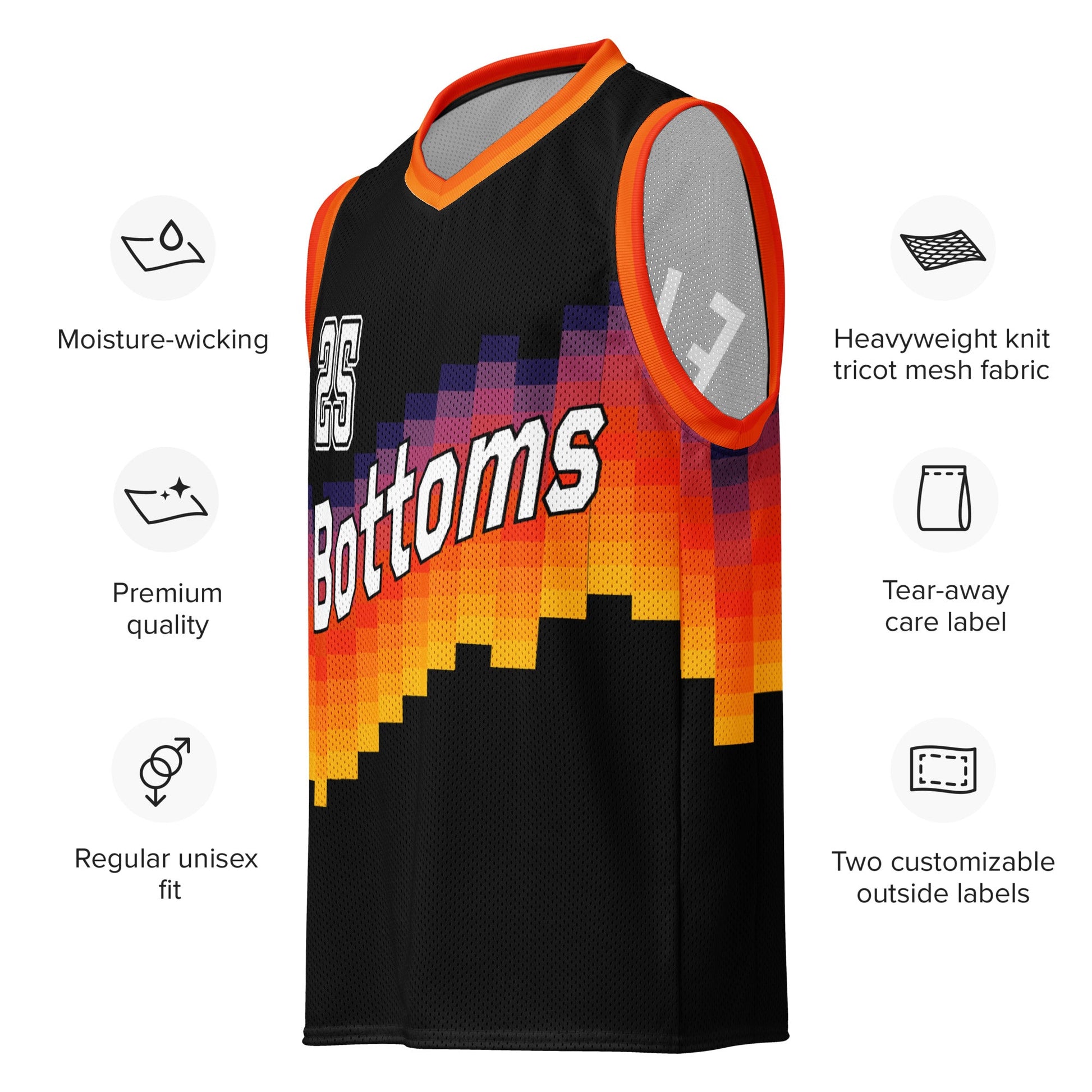 Bottoms Basketball Jersey - FLAVNT