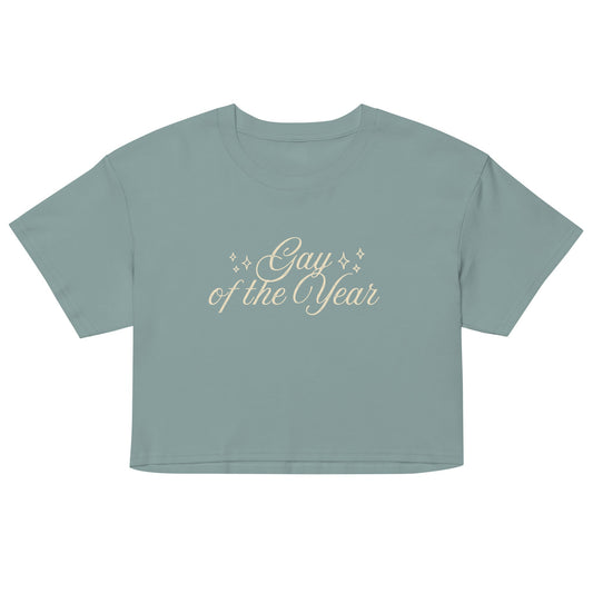 Gay of the Year Script crop top - FLAVNT