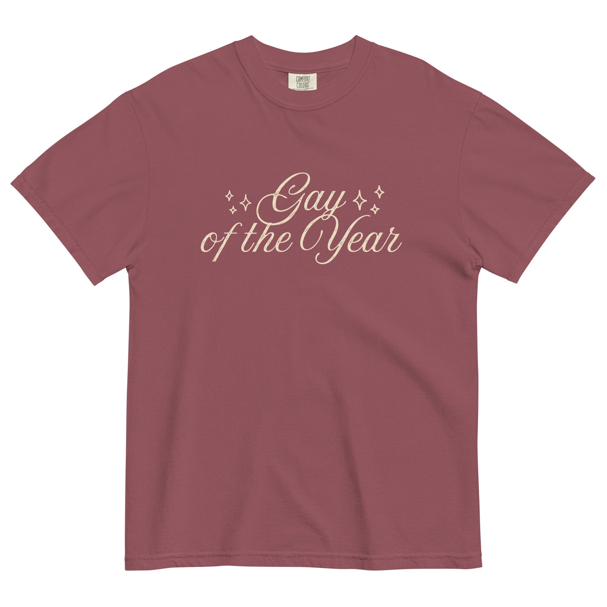 Gay of the Year Script T-shirt - FLAVNT
