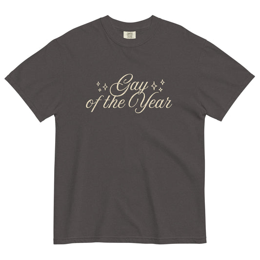 Gay of the Year Script T-shirt - FLAVNT