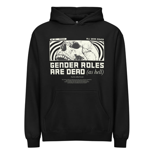 Gender Roles are Dead Boxy hoodie - FLAVNT