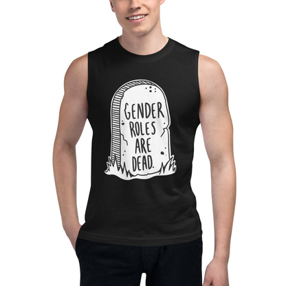 Gender Roles are Dead Tombstone Muscle Shirt - FLAVNT