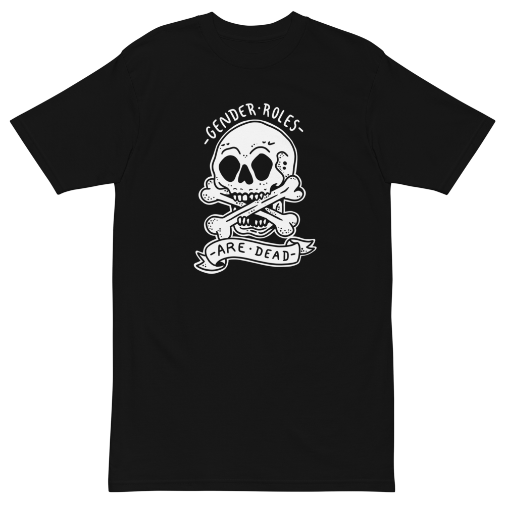 Gender Roles Are Dead Tombstone T-Shirt - FLAVNT