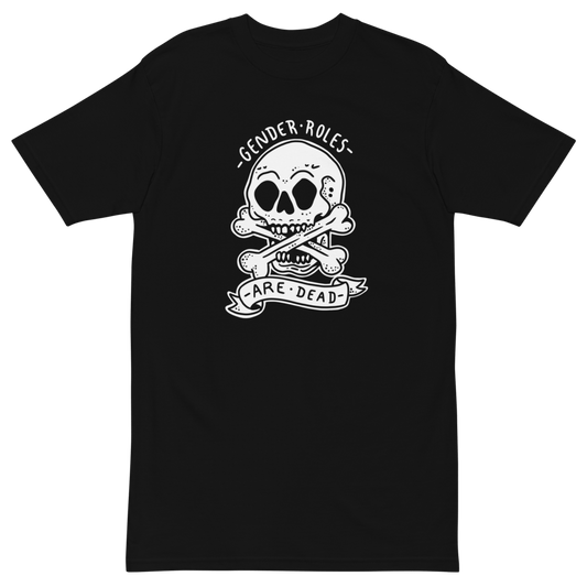 Gender Roles Are Dead Tombstone T-Shirt - FLAVNT