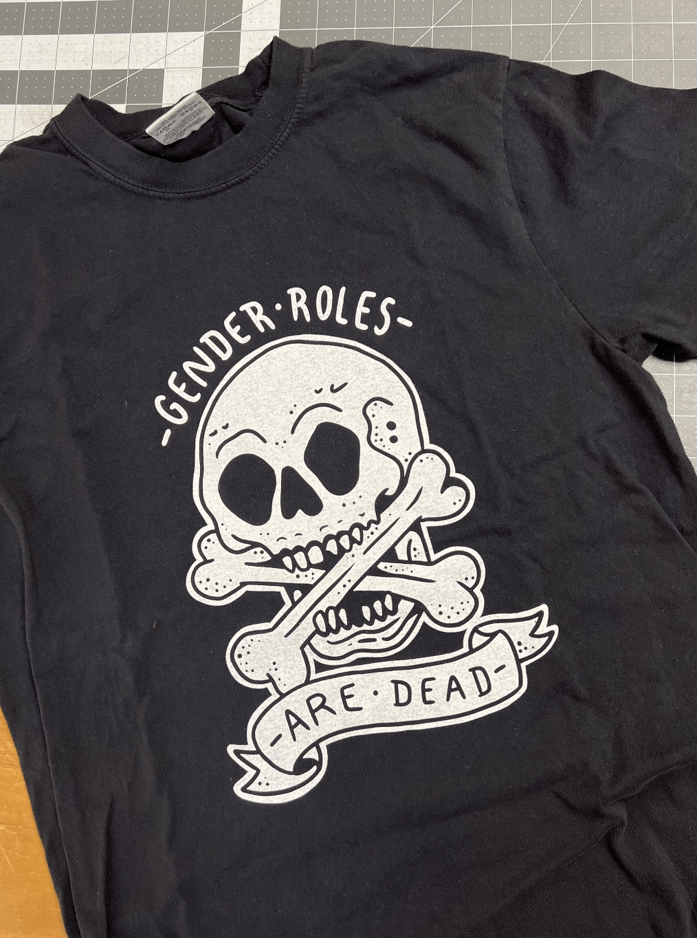 Gender Roles Are Dead Tombstone T-Shirt - FLAVNT