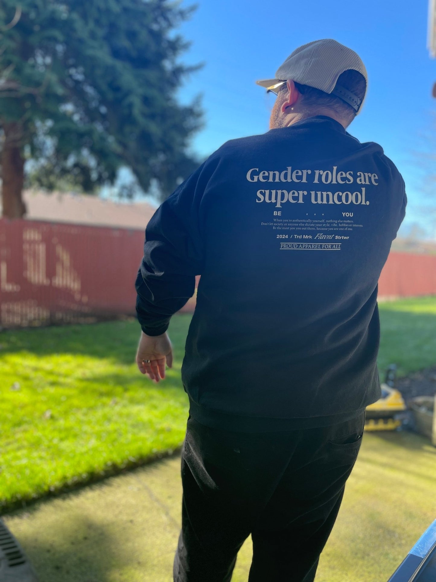 Gender Roles Are Super Uncool Crewneck Sweatshirt - FLAVNT