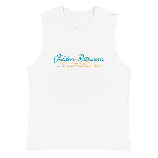 Golden Retriever Masc Muscle Shirt - FLAVNT