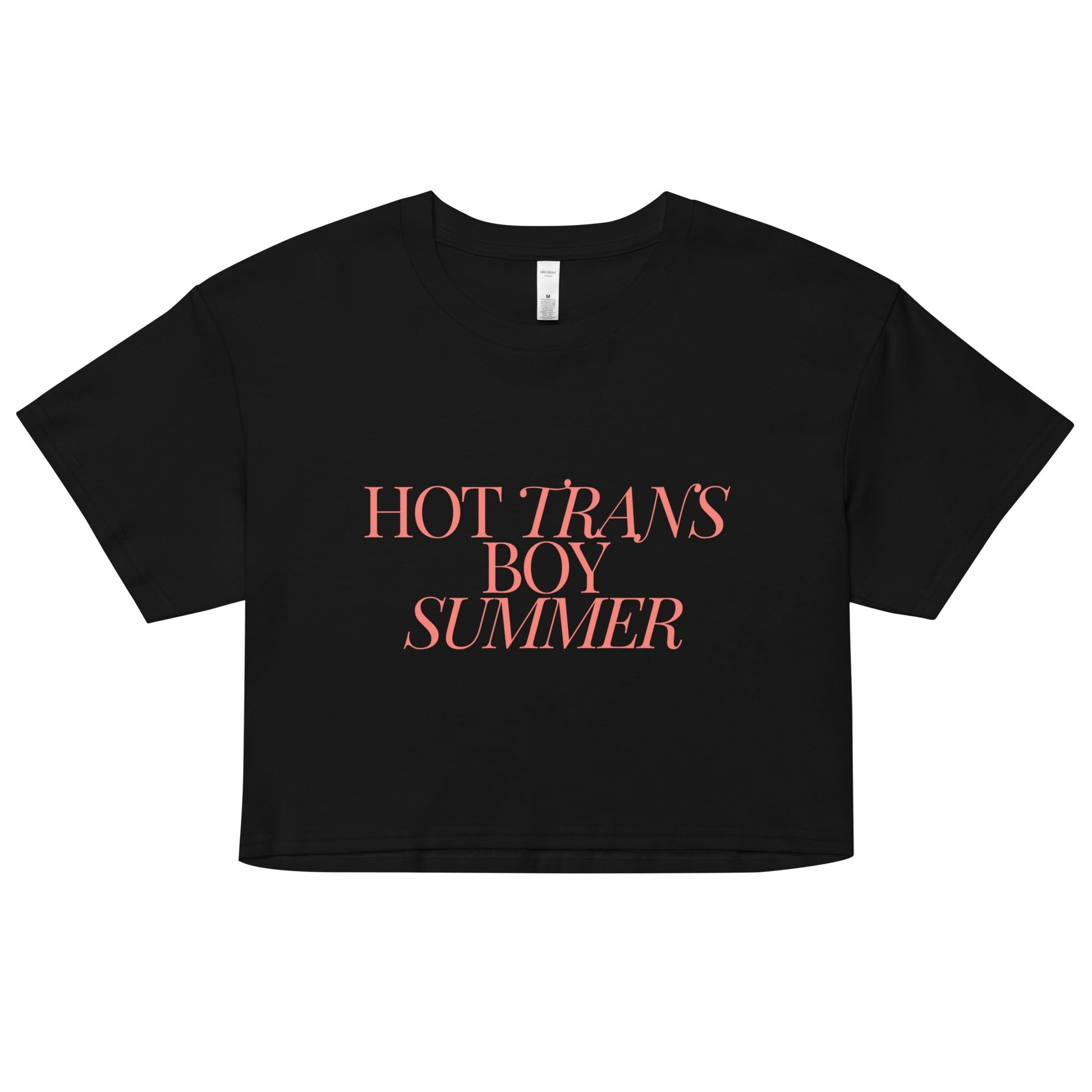 Hot Trans Boy Summer crop top - FLAVNT