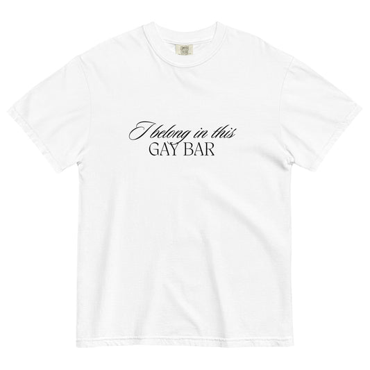 I Belong in This Gay Bar t-shirt - FLAVNT