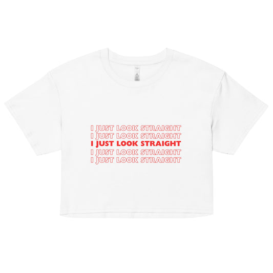 I Just Look Straight Crop top - FLAVNT