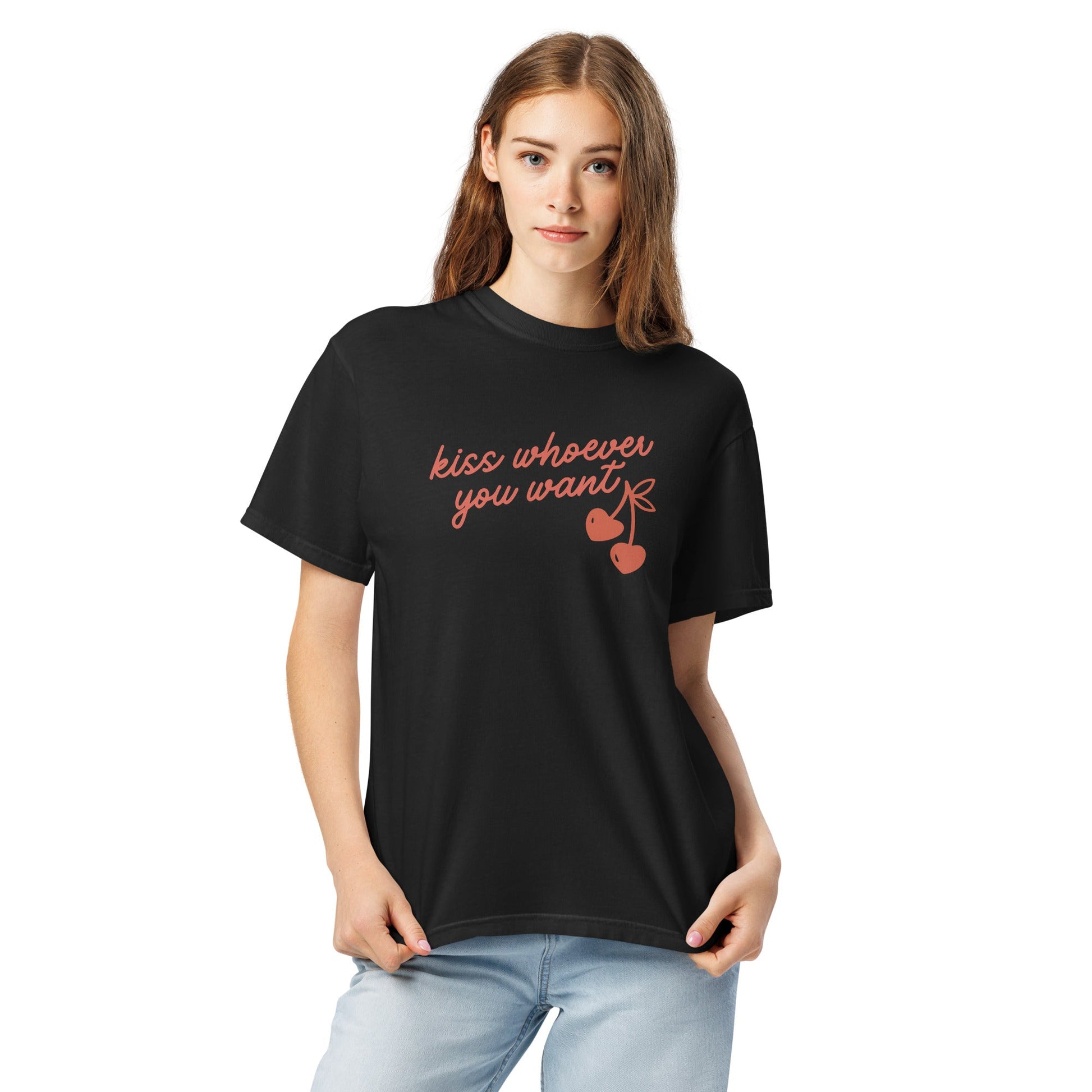 Kiss Whoever You Want T-shirt - FLAVNT