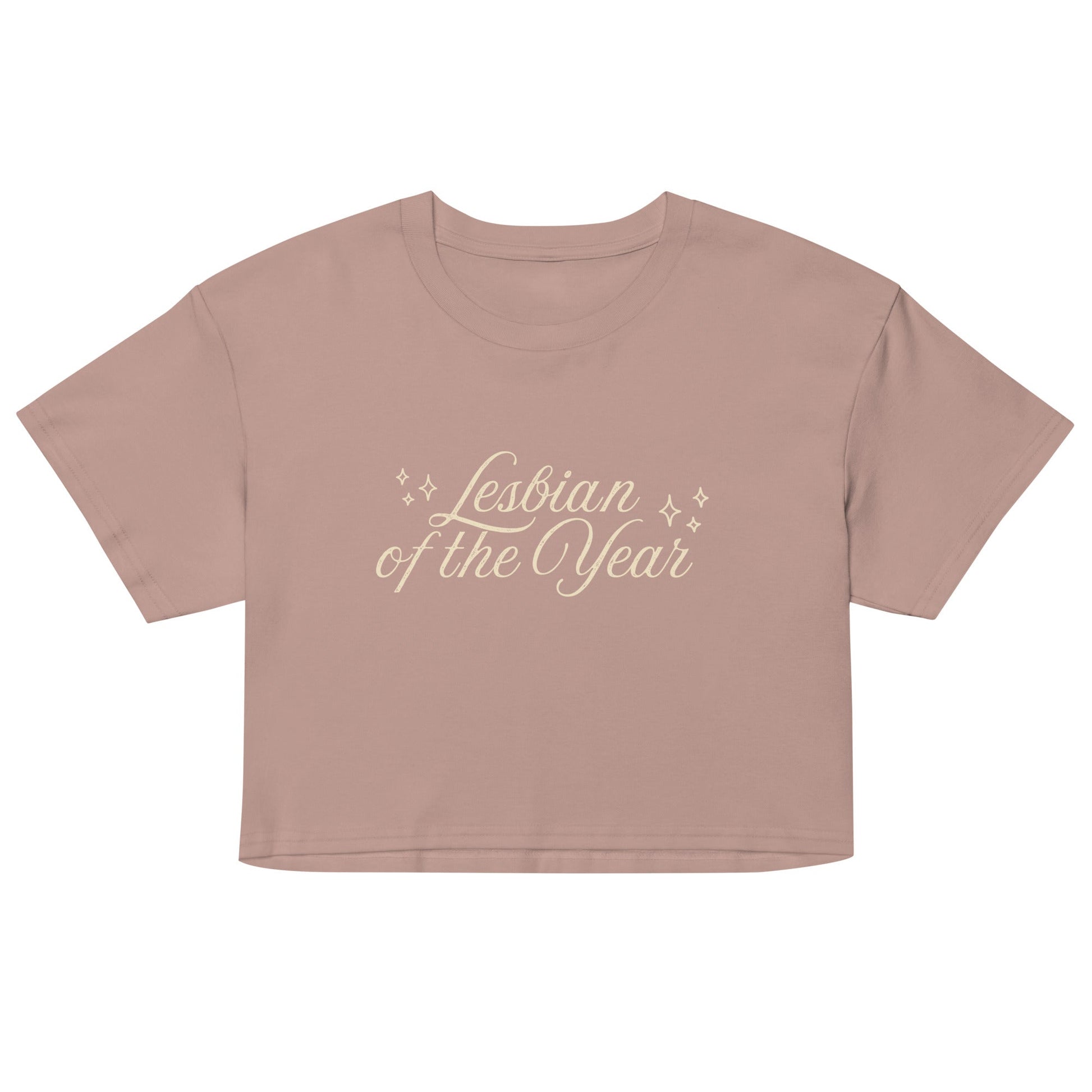 Lesbian of the Year Script crop top - FLAVNT