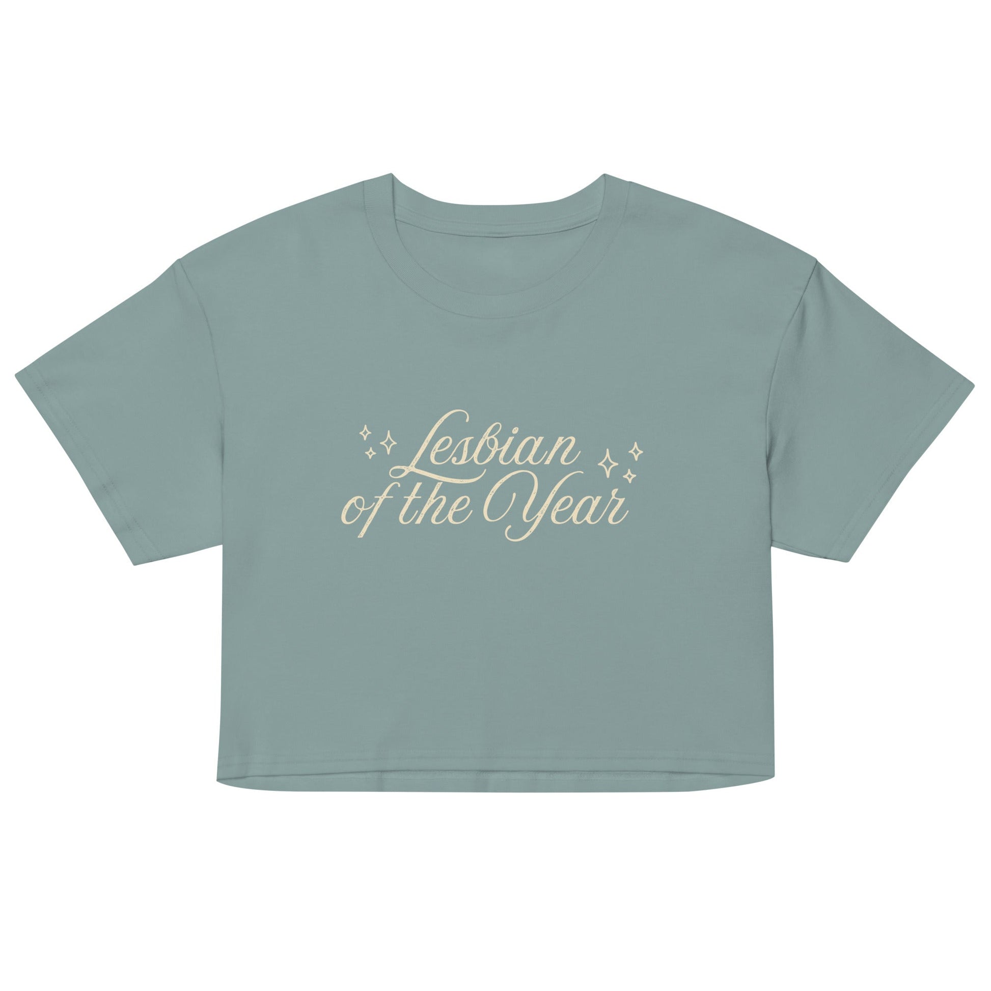 Lesbian of the Year Script crop top - FLAVNT