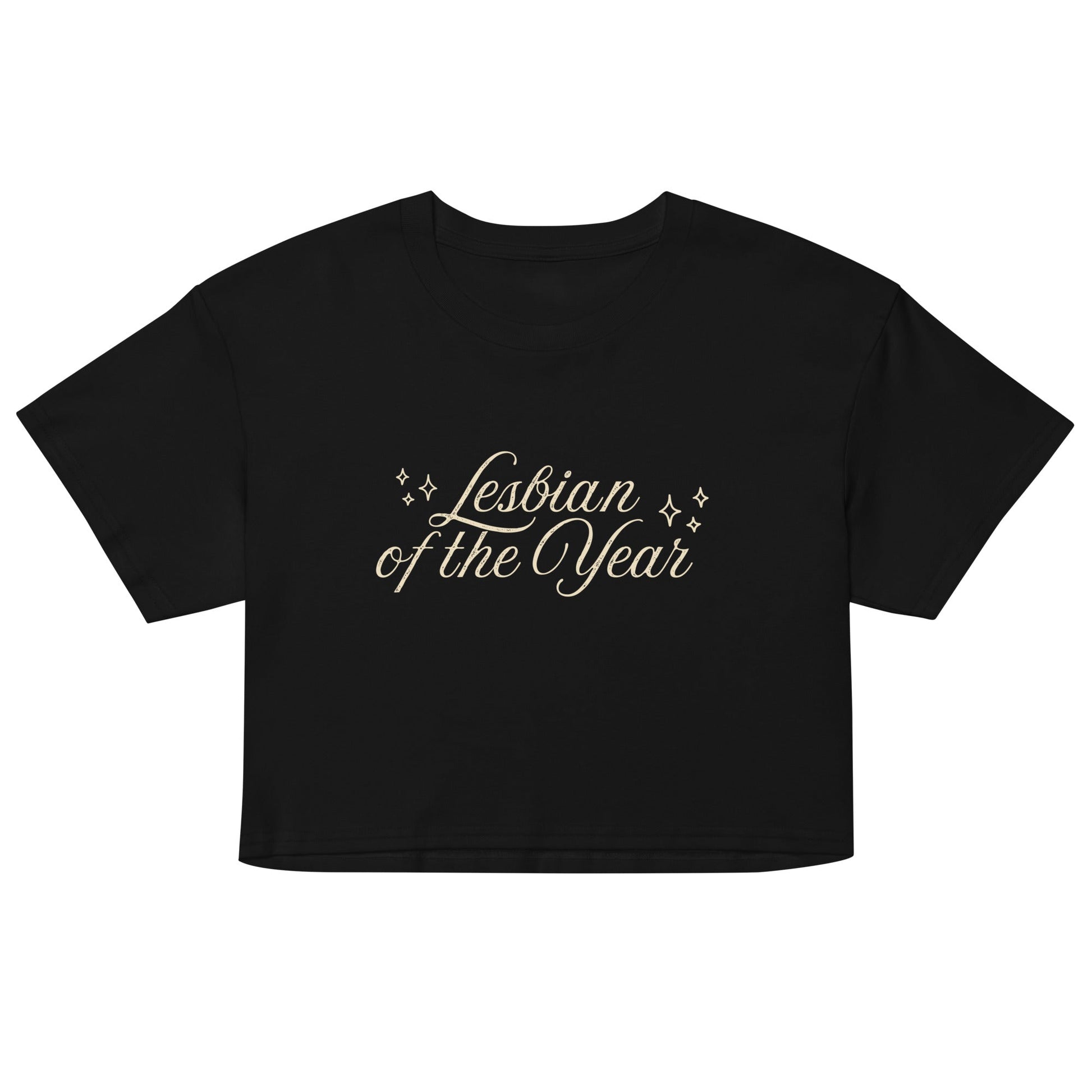 Lesbian of the Year Script crop top - FLAVNT