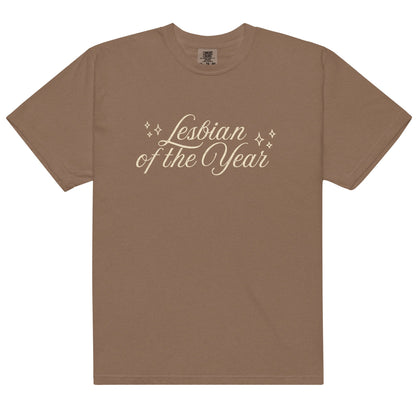 Lesbian of the Year Script T-shirt - FLAVNT
