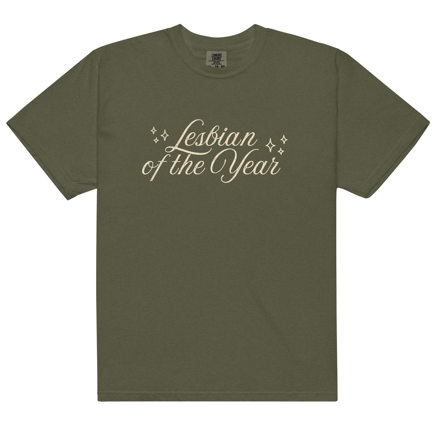 Lesbian of the Year Script T-shirt - FLAVNT