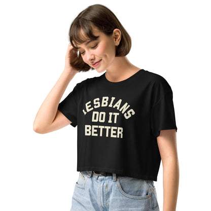 Lesbians do it Better crop top - FLAVNT