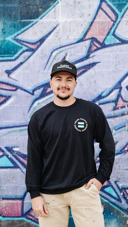 Let Trans Kids Grow Up Long Sleeve Tee - FLAVNT