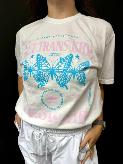 Let Trans Kids Grow Up T-Shirt - FLAVNT