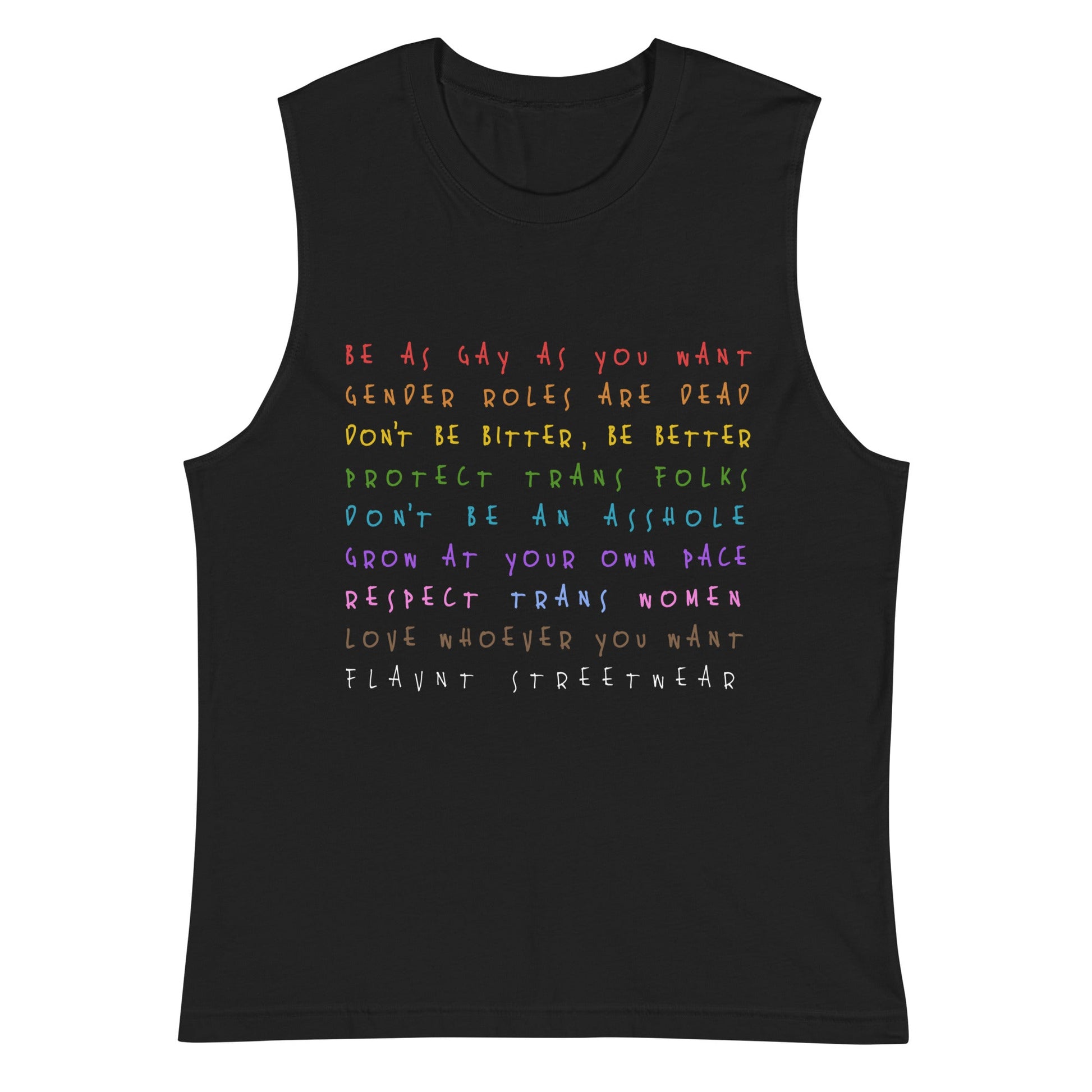 LGBT Mottos Muscle Shirt - FLAVNT