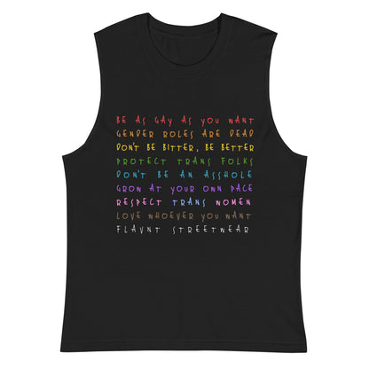 LGBT Mottos Muscle Shirt - FLAVNT