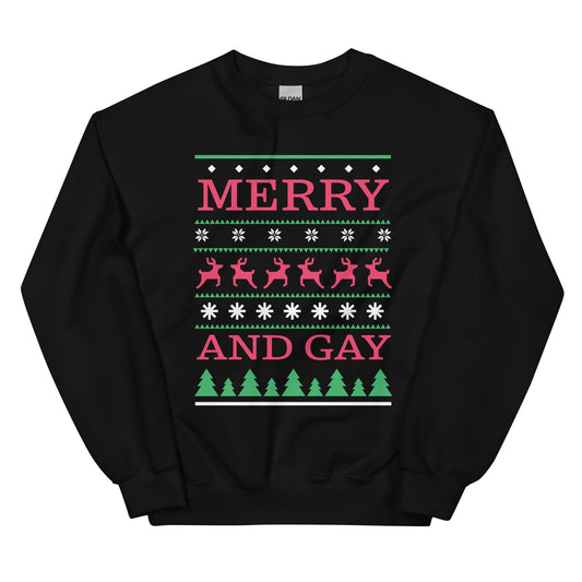 Merry and Gay Crewneck Sweatshirt - FLAVNT