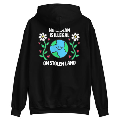 No Human is Illegal Earth Hoodie - FLAVNT