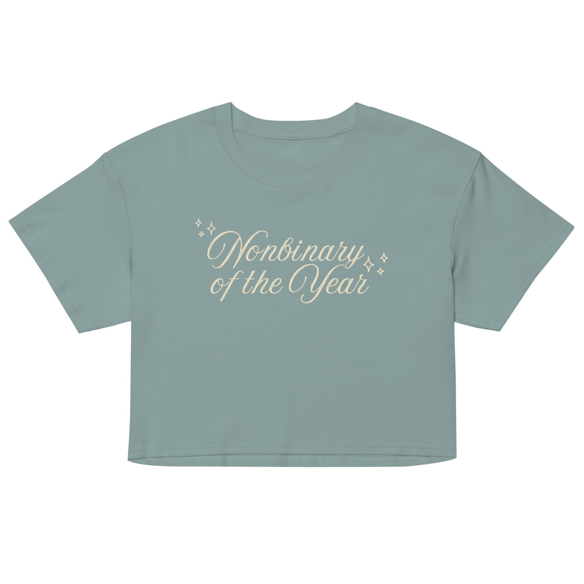 Nonbinary of the Year Script crop top - FLAVNT