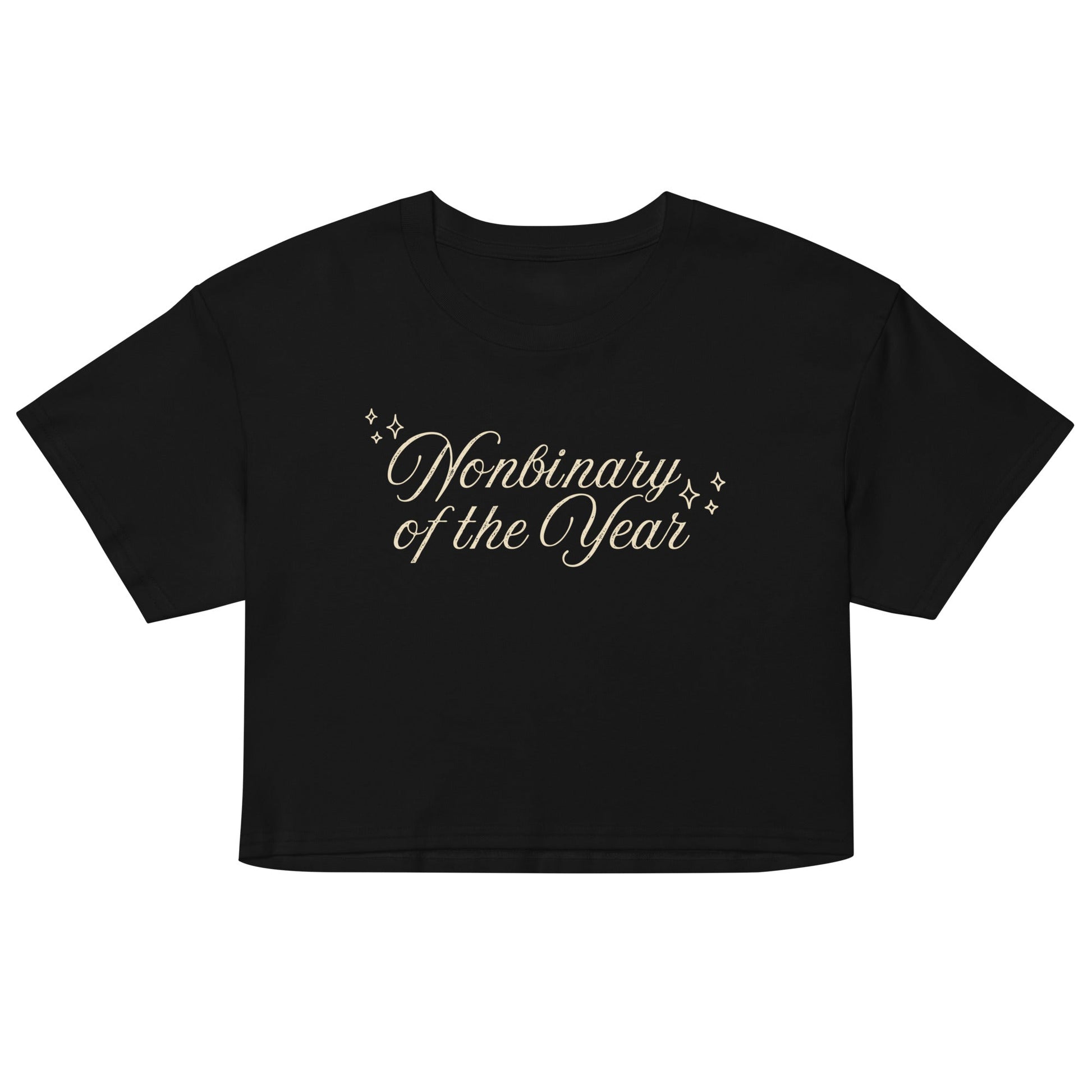 Nonbinary of the Year Script crop top - FLAVNT