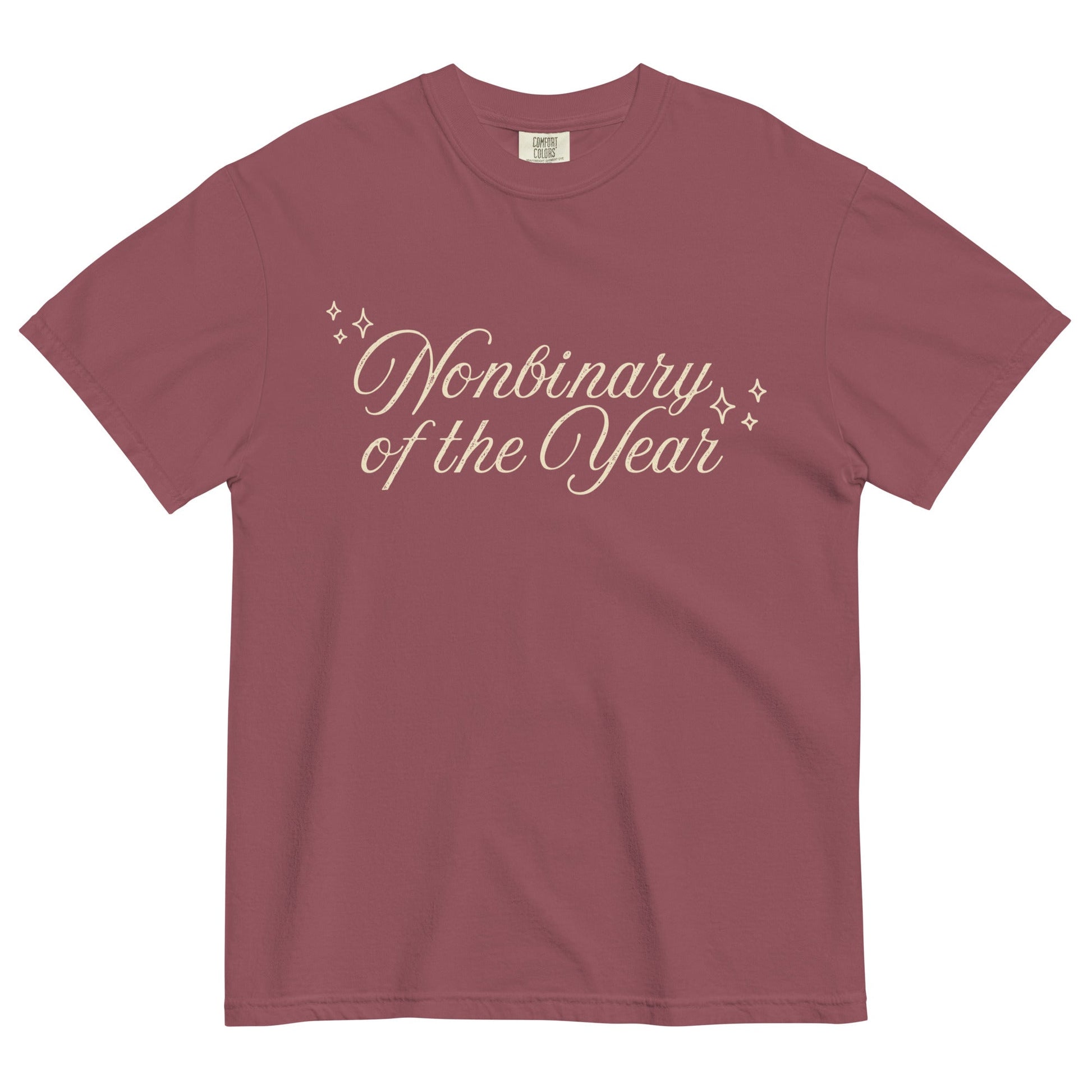 Nonbinary of the Year Script t-shirt - FLAVNT