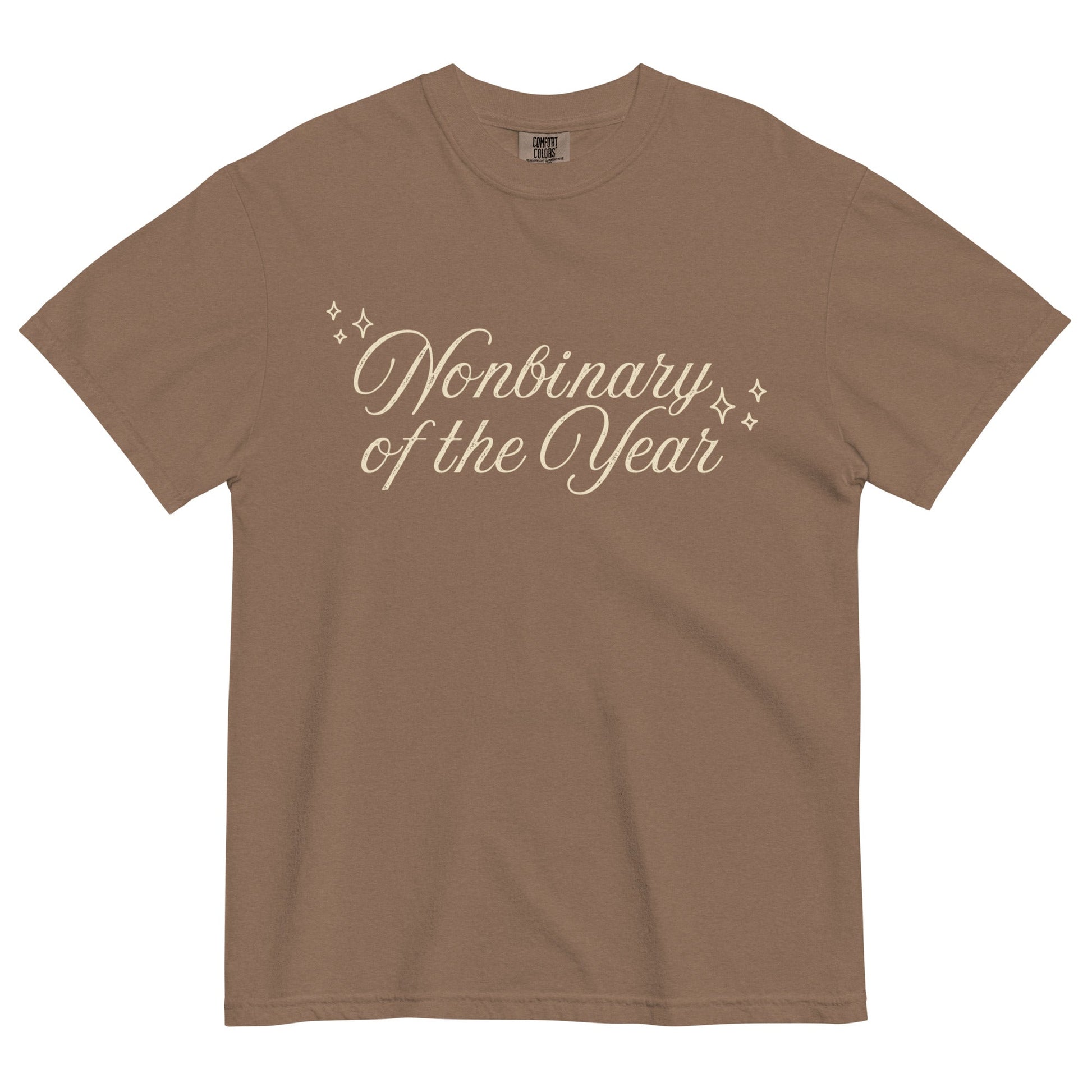 Nonbinary of the Year Script t-shirt - FLAVNT
