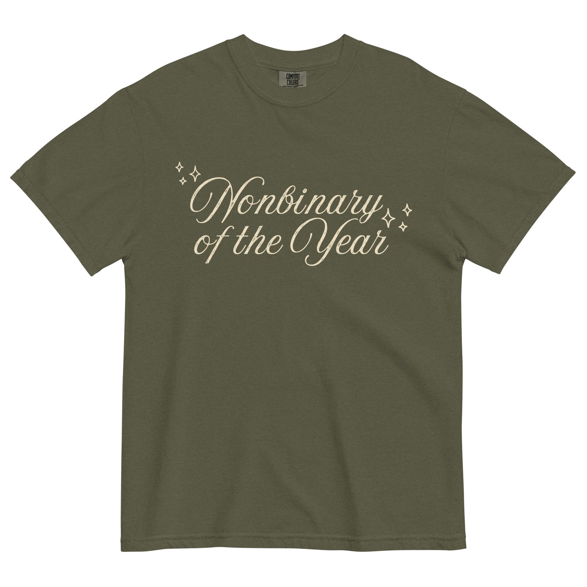 Nonbinary of the Year Script t-shirt - FLAVNT