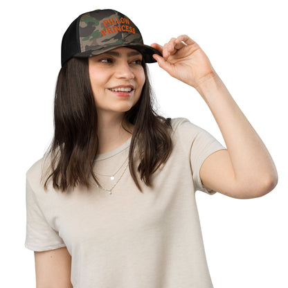Pillow Princess Camo trucker hat - FLAVNT
