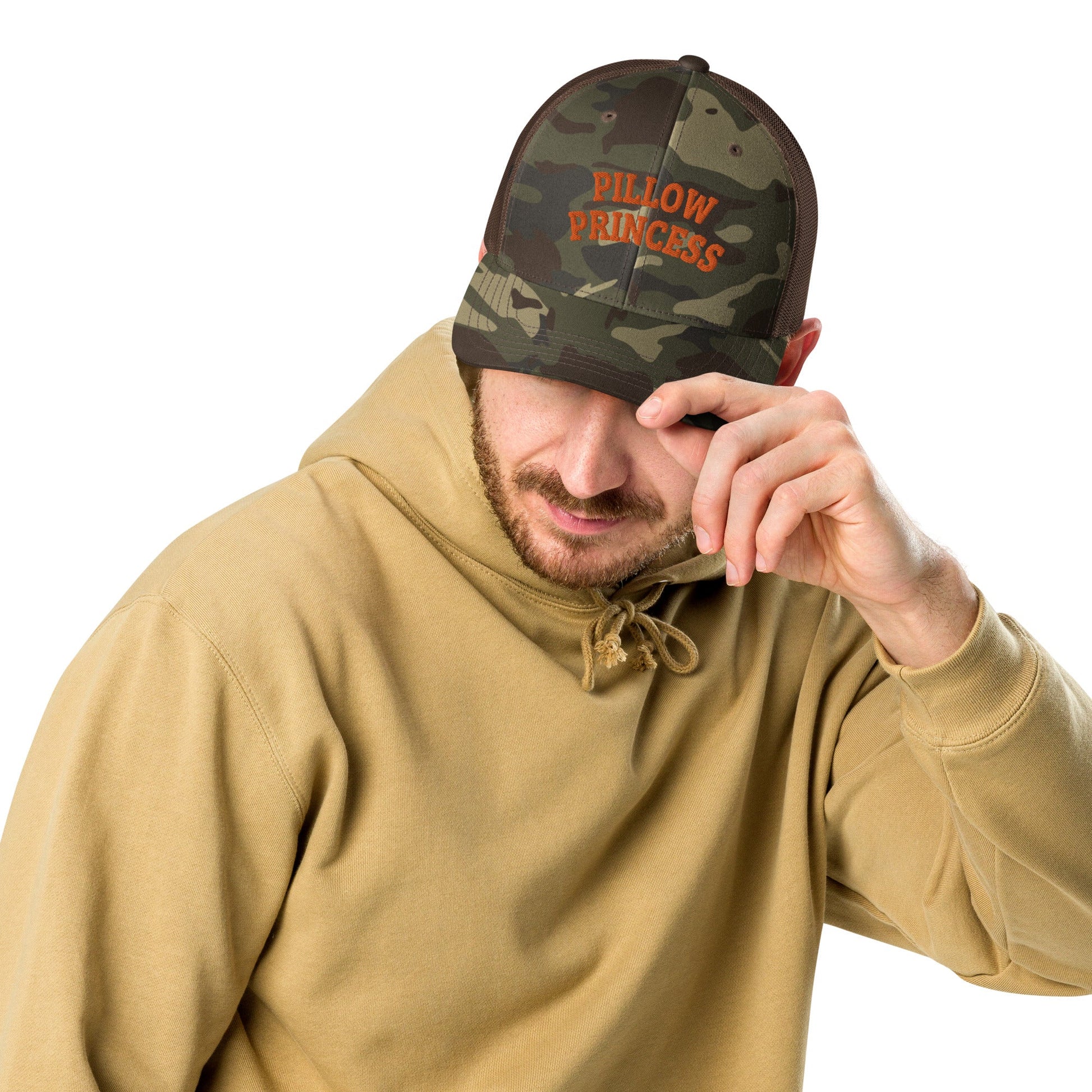 Pillow Princess Camo trucker hat - FLAVNT