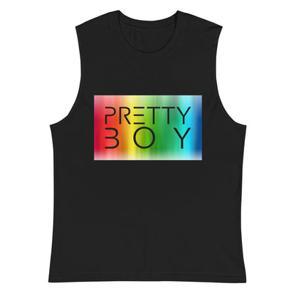 Pretty Boy Rainbow Muscle Shirt - FLAVNT