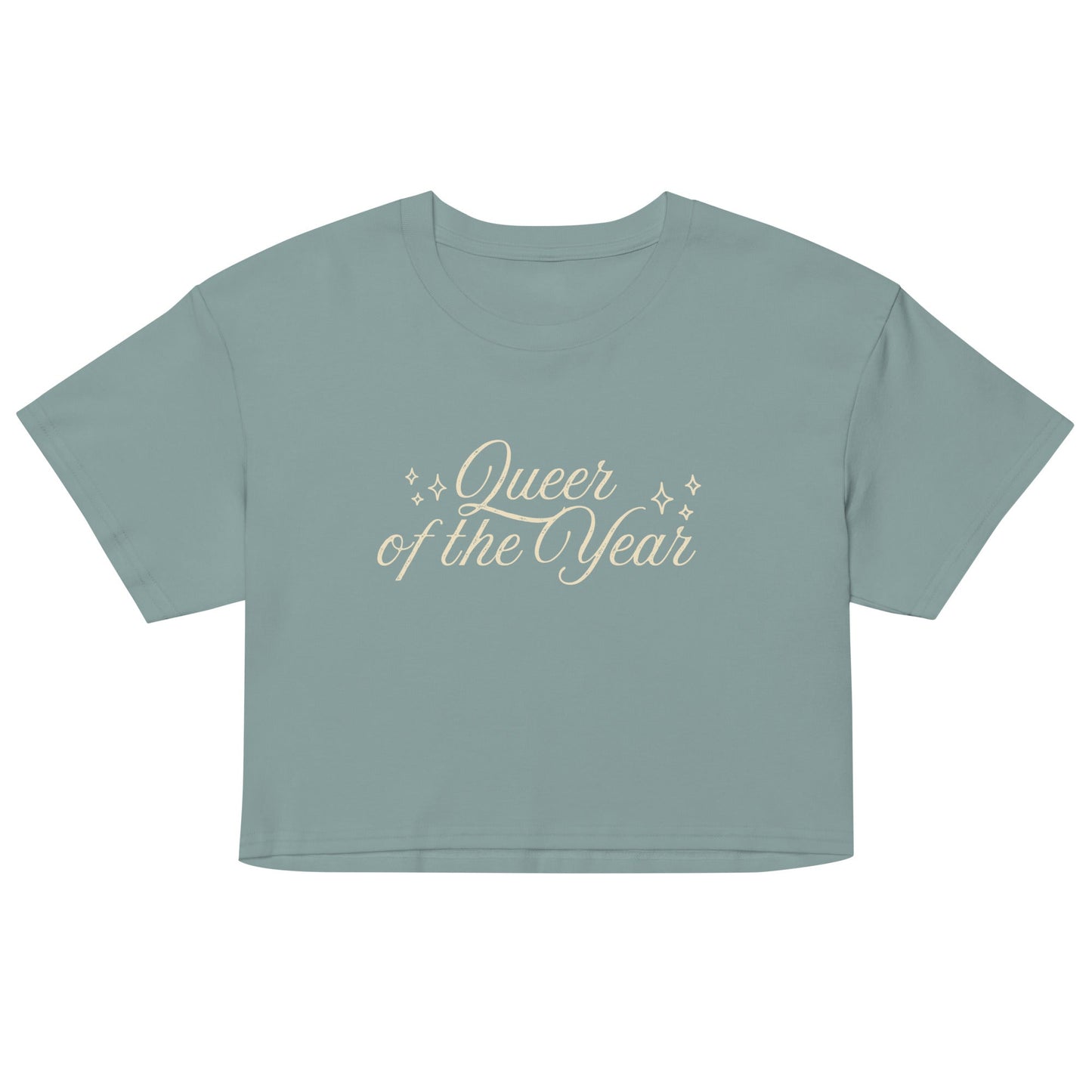 Queer of the Year Script crop top - FLAVNT
