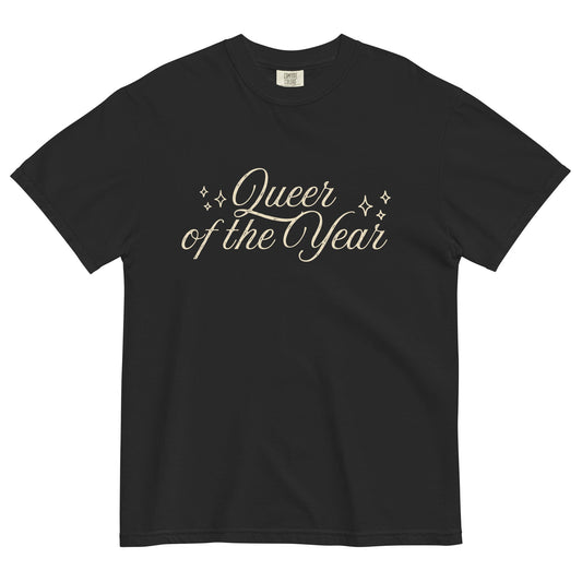 Queer of the Year Script t-shirt - FLAVNT