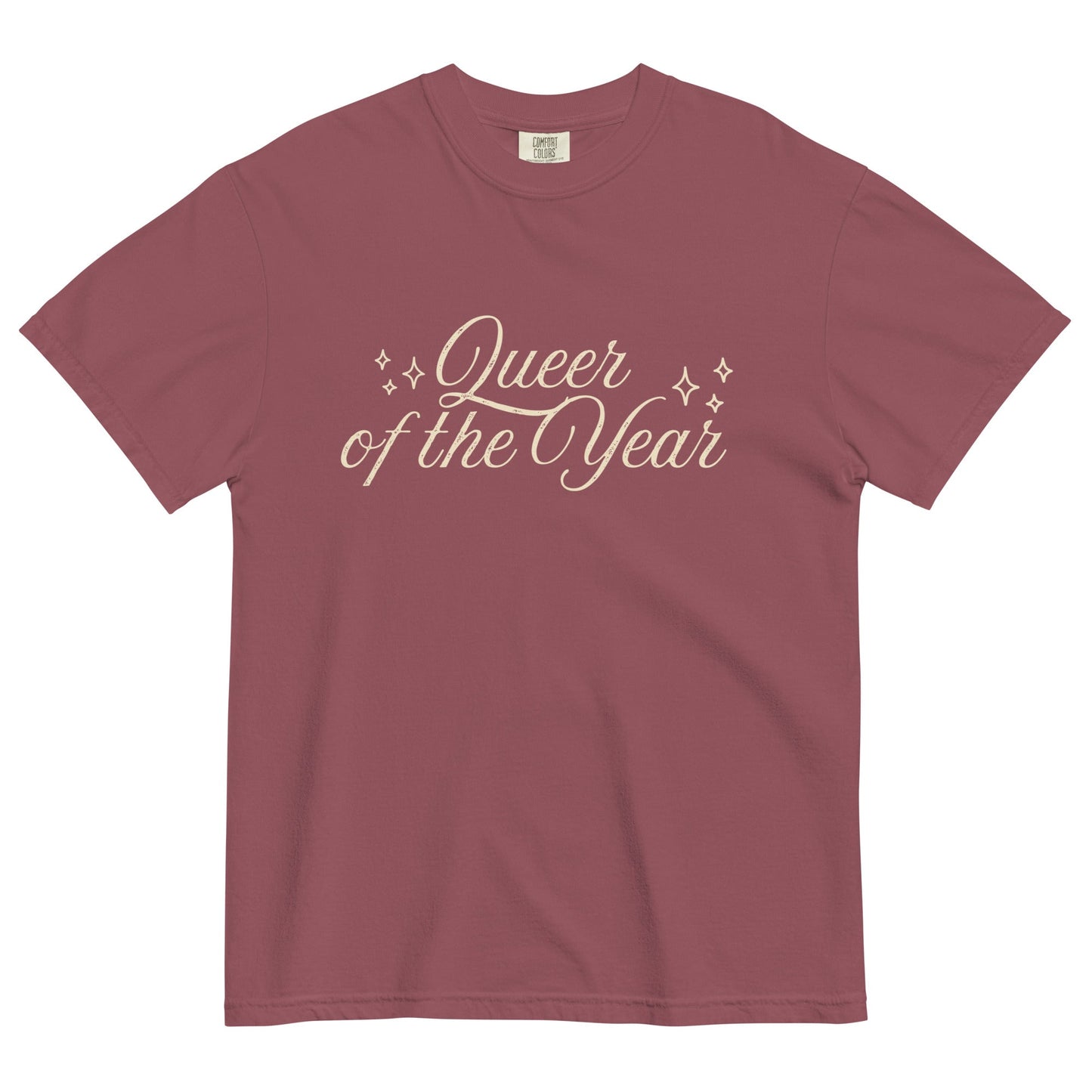 Queer of the Year Script t-shirt - FLAVNT