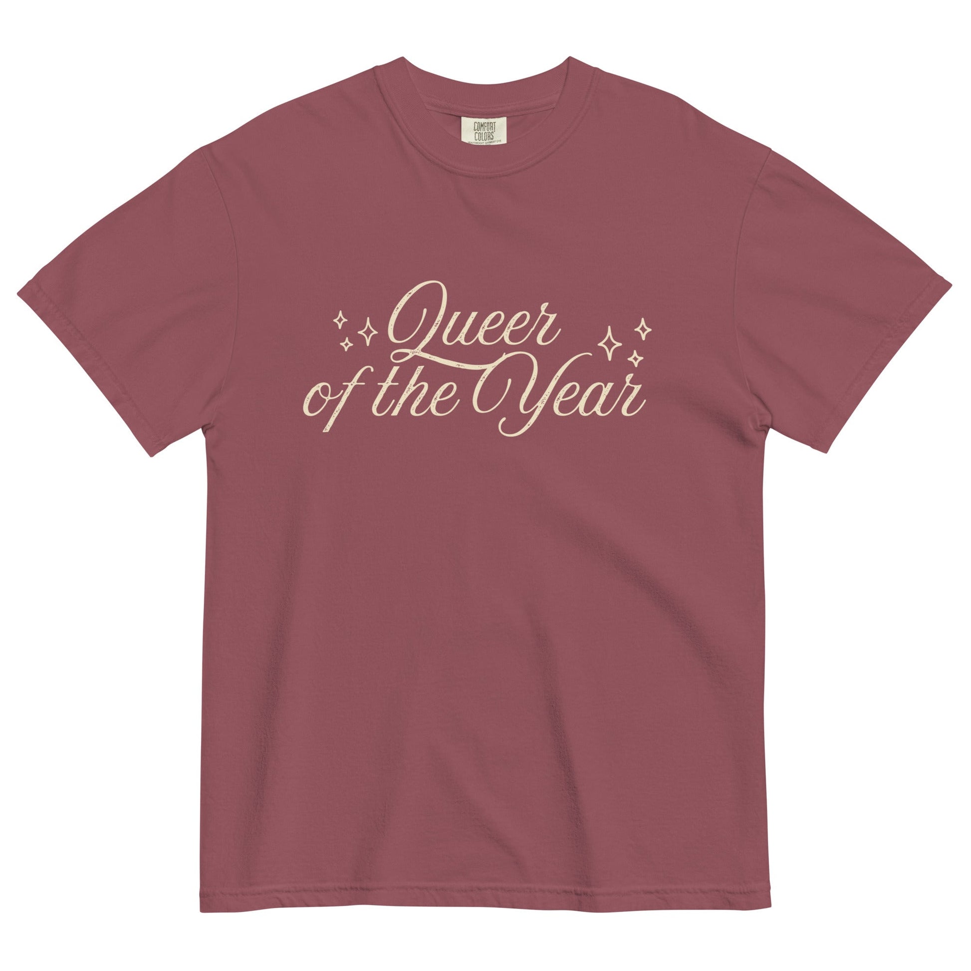 Queer of the Year Script t-shirt - FLAVNT