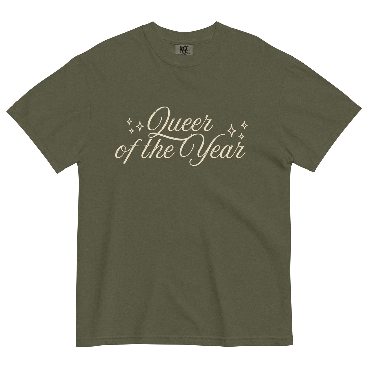 Queer of the Year Script t-shirt - FLAVNT