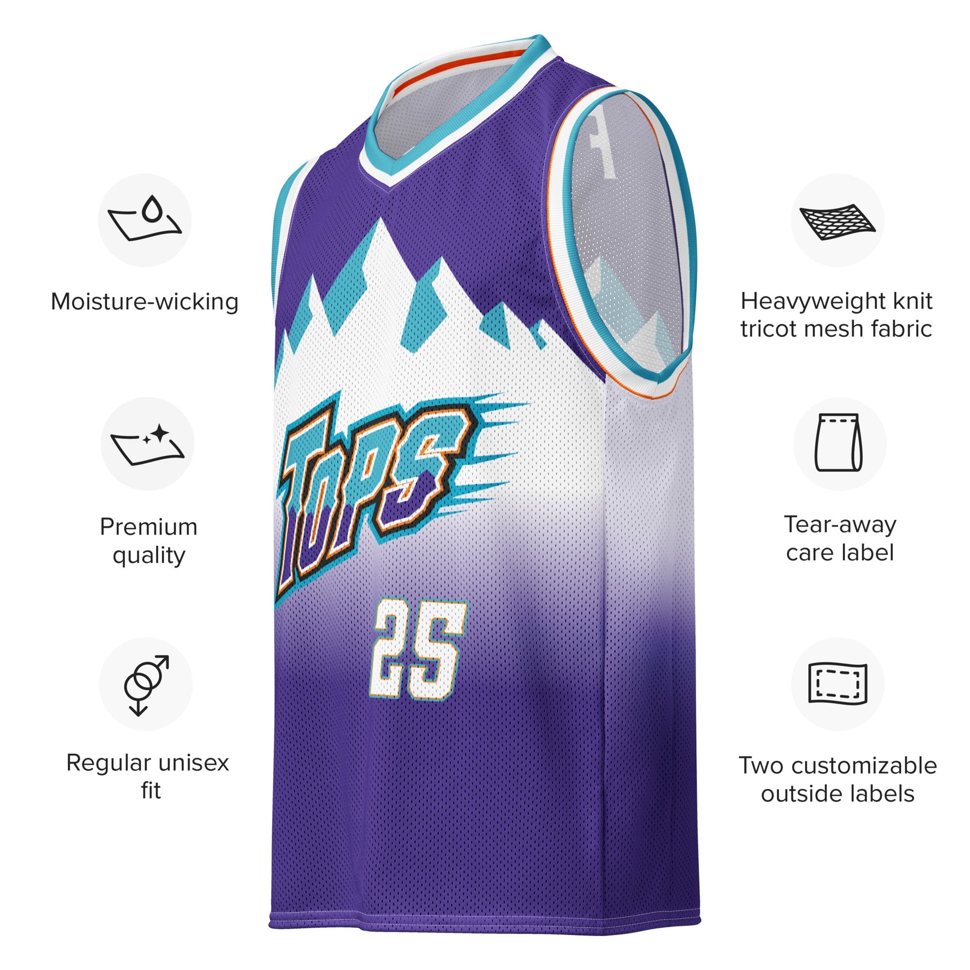 Tops Basketball Jersey - FLAVNT