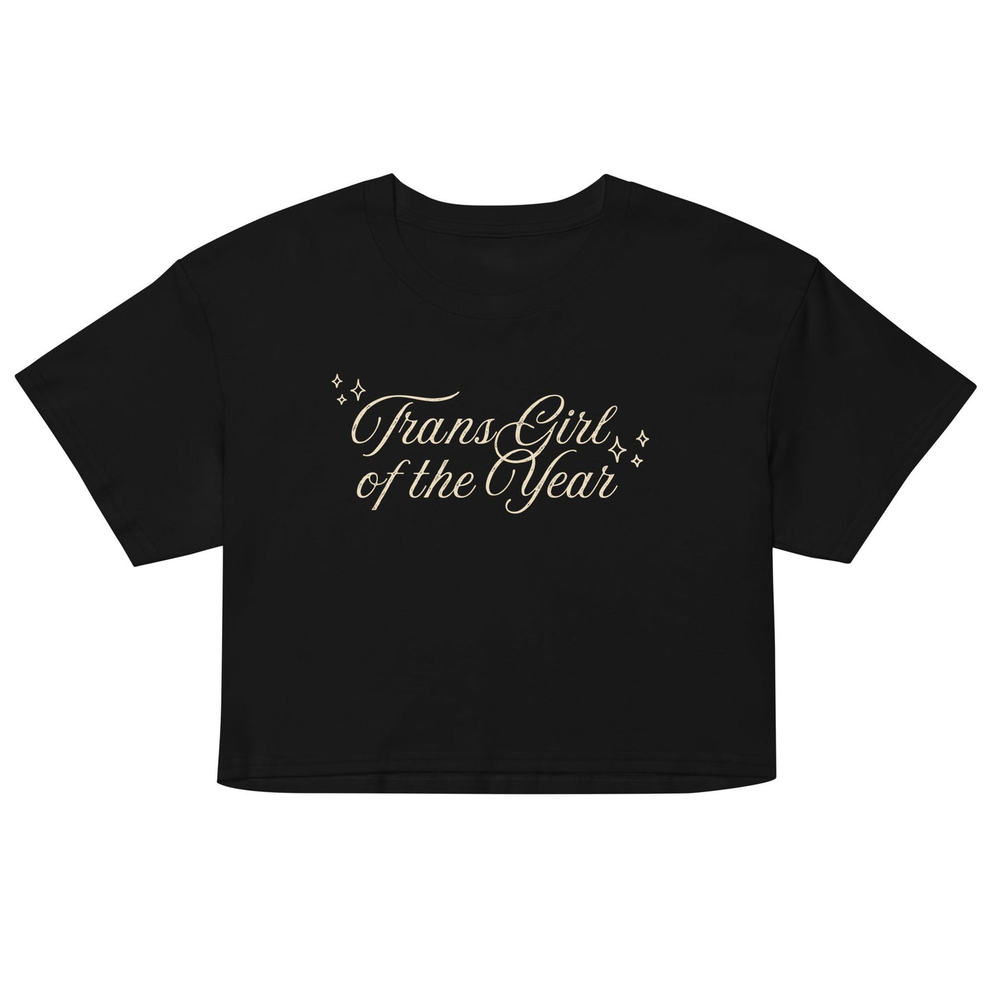 Trans Girl of the Year Script crop top - FLAVNT