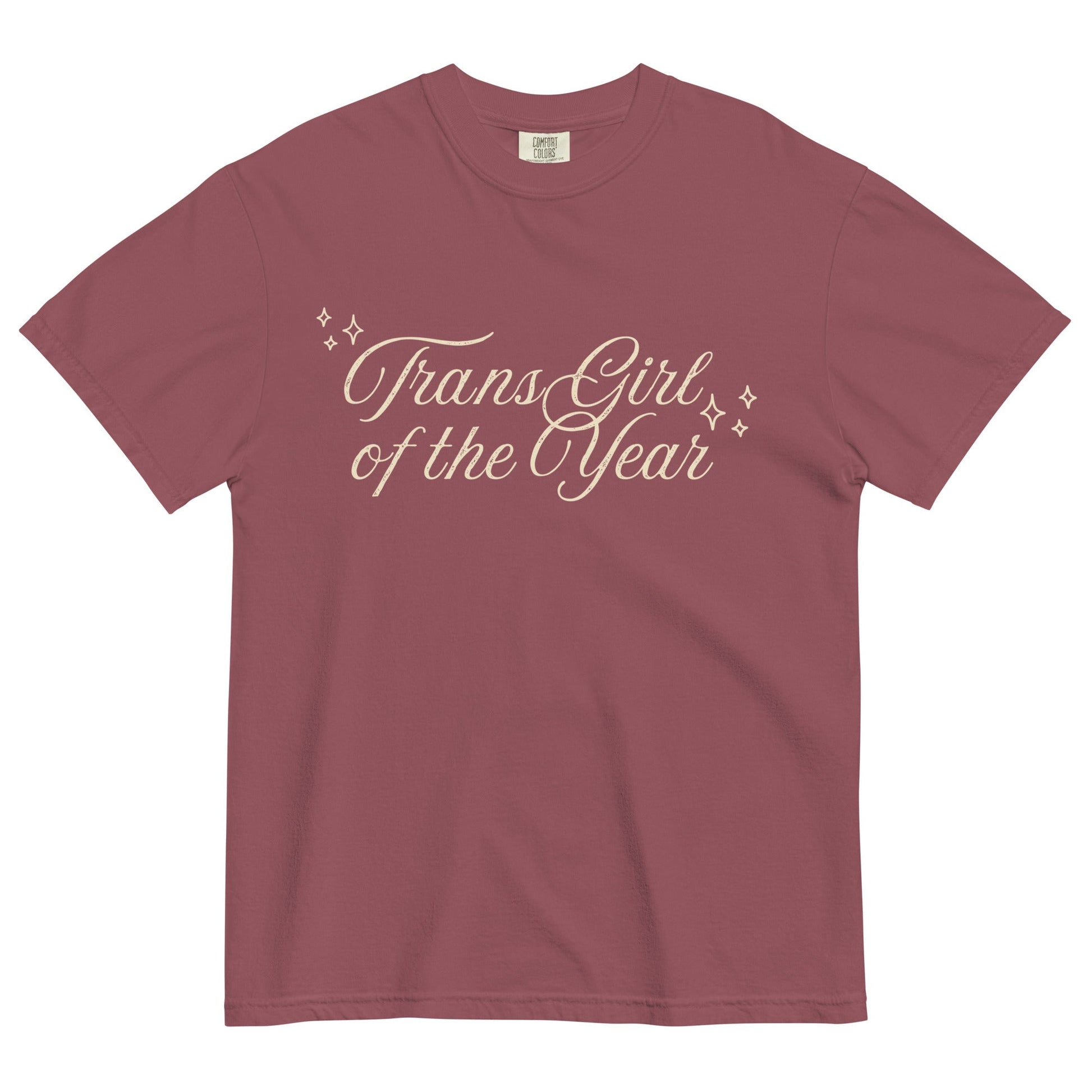 Trans Girl of the Year Script T-shirt - FLAVNT