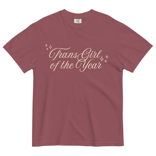 Trans Girl of the Year Script T-shirt - FLAVNT