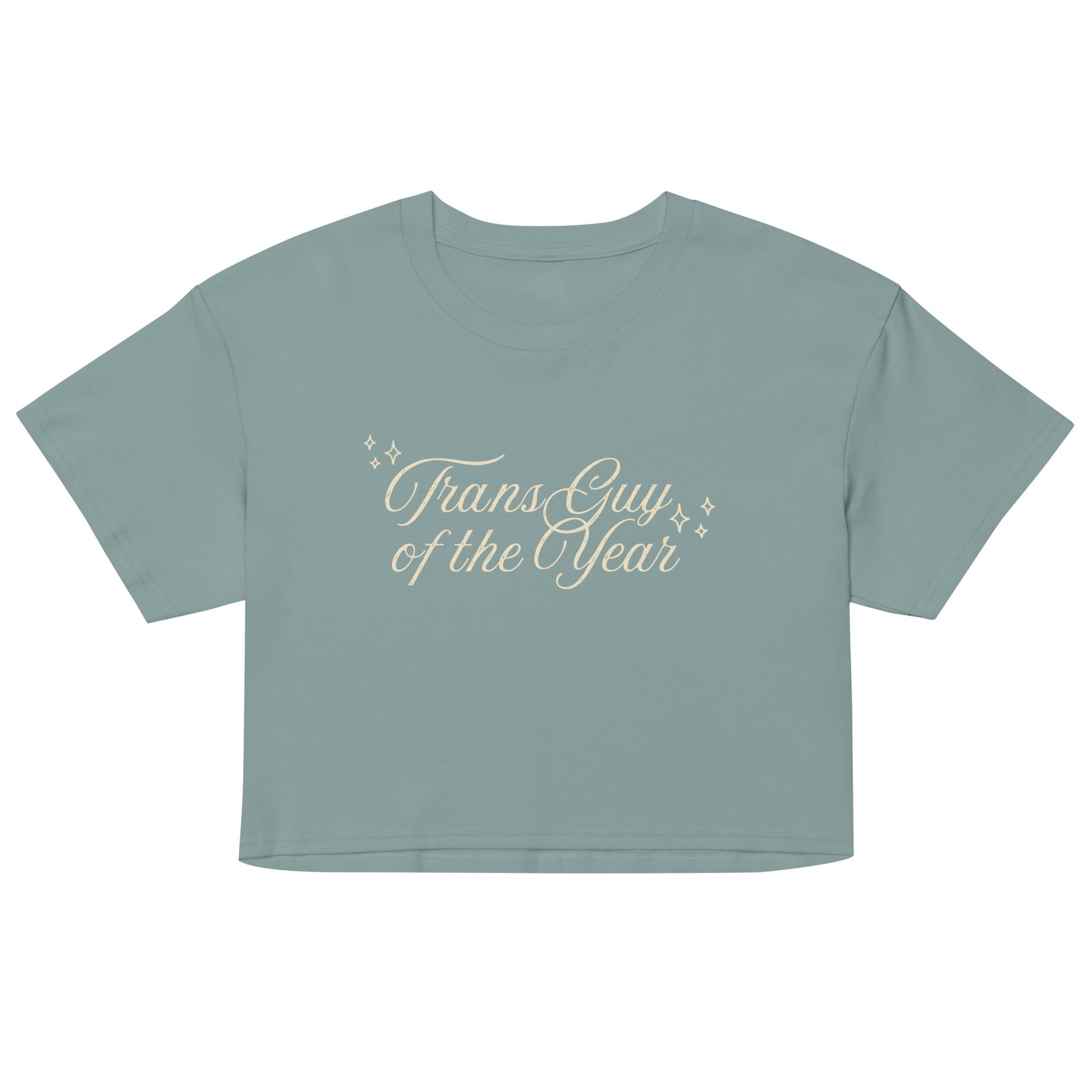 Trans Guy of the Year Script crop top - FLAVNT
