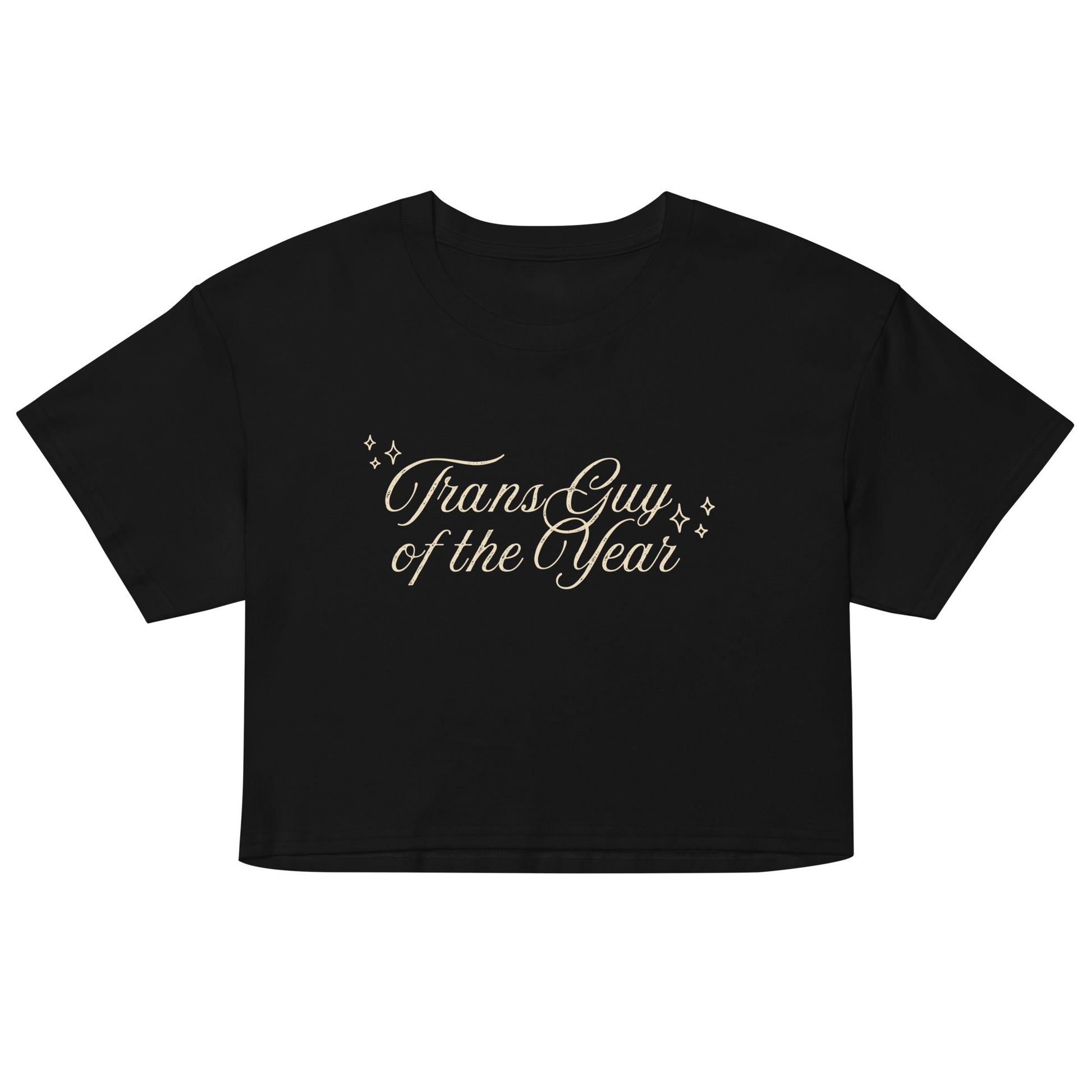Trans Guy of the Year Script crop top - FLAVNT