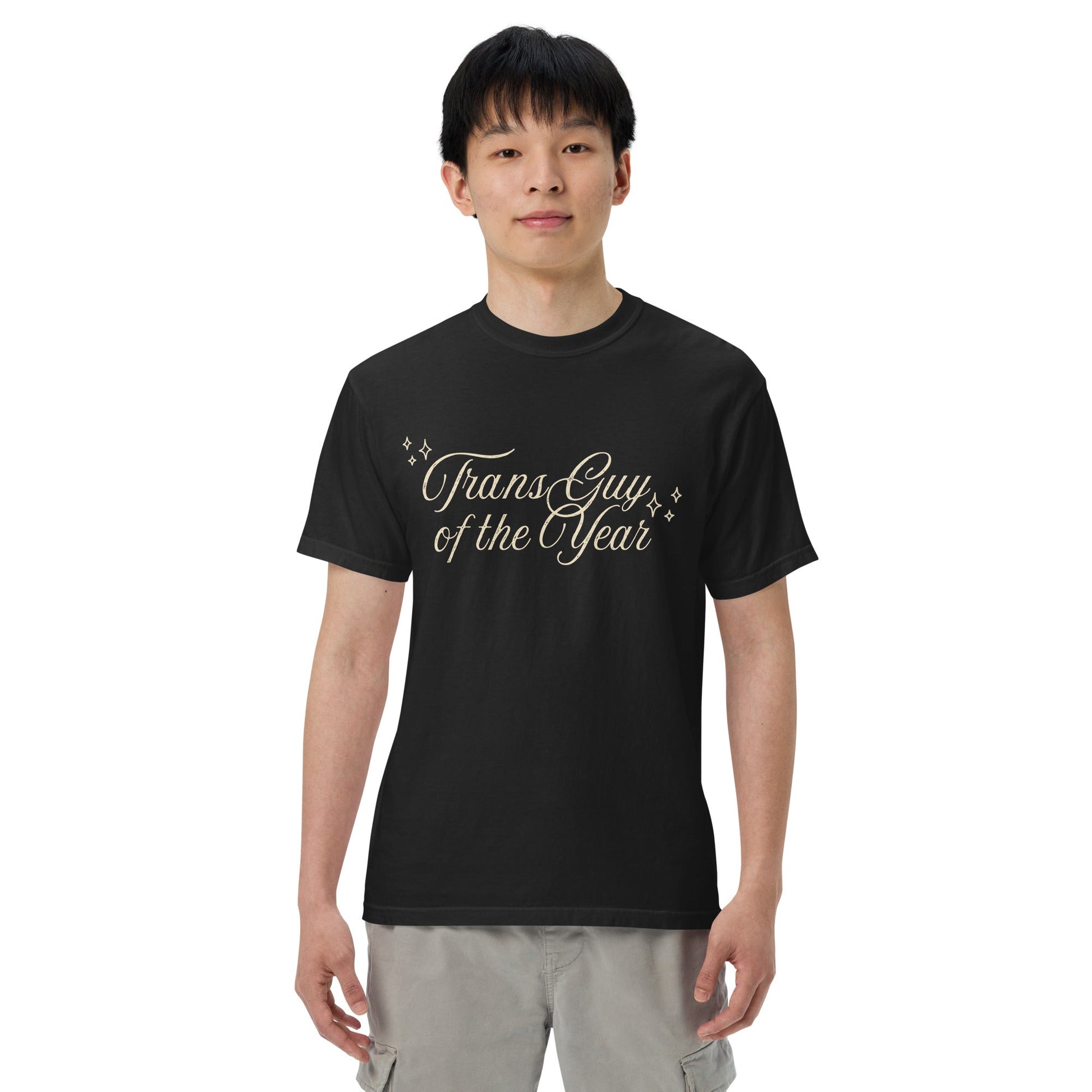 Trans Guy of the Year Script T-shirt - FLAVNT