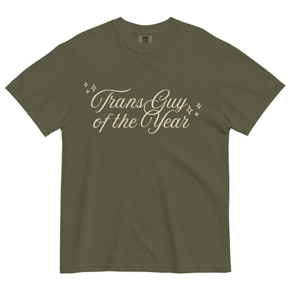 Trans Guy of the Year Script T-shirt - FLAVNT