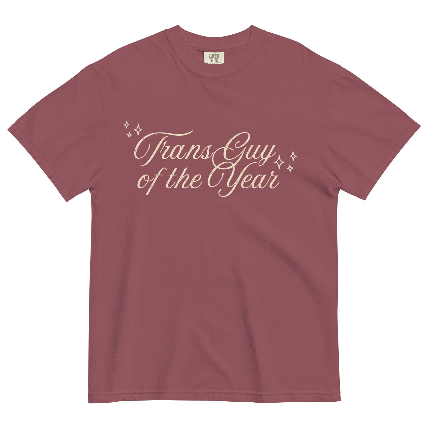 Trans Guy of the Year Script T-shirt - FLAVNT