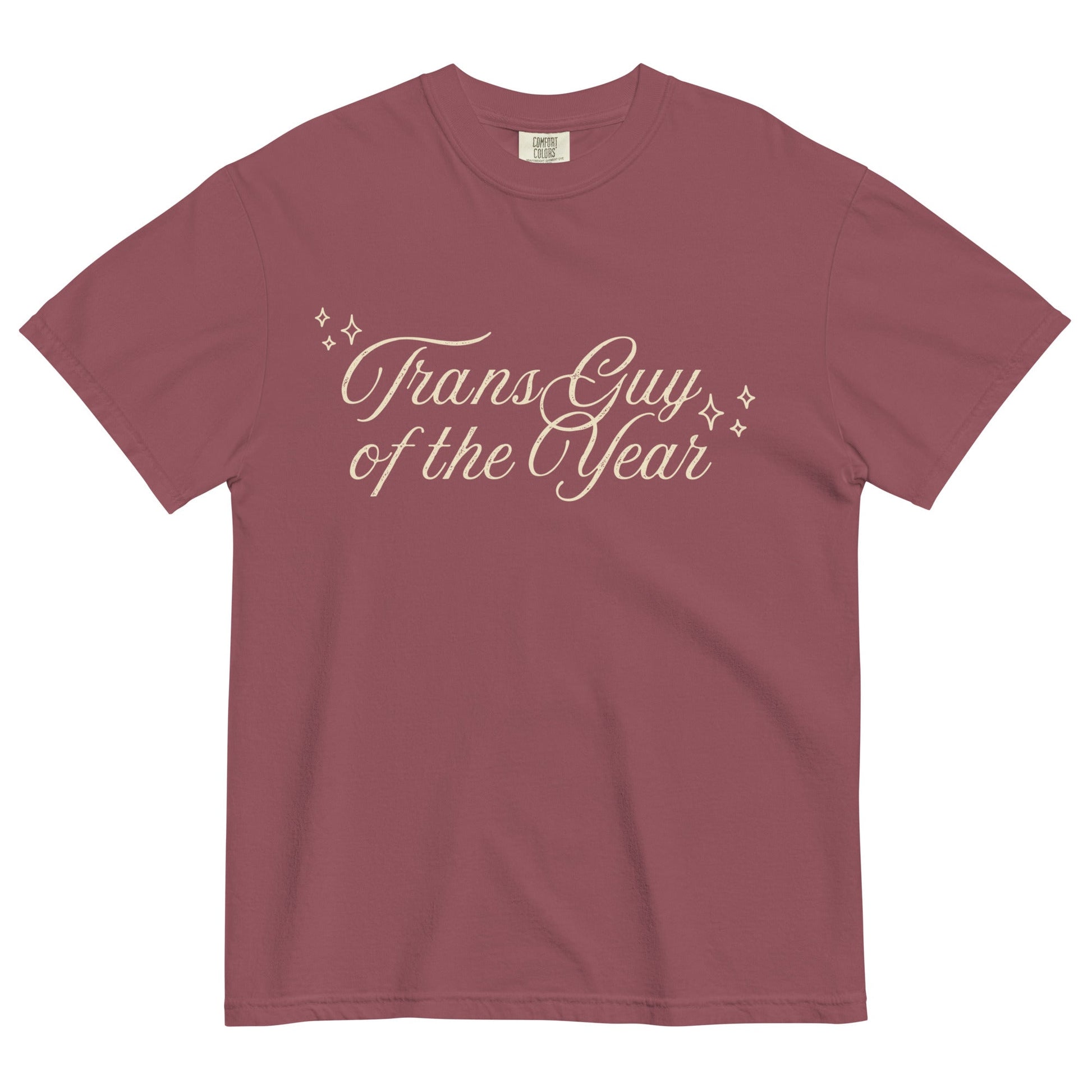 Trans Guy of the Year Script T-shirt - FLAVNT